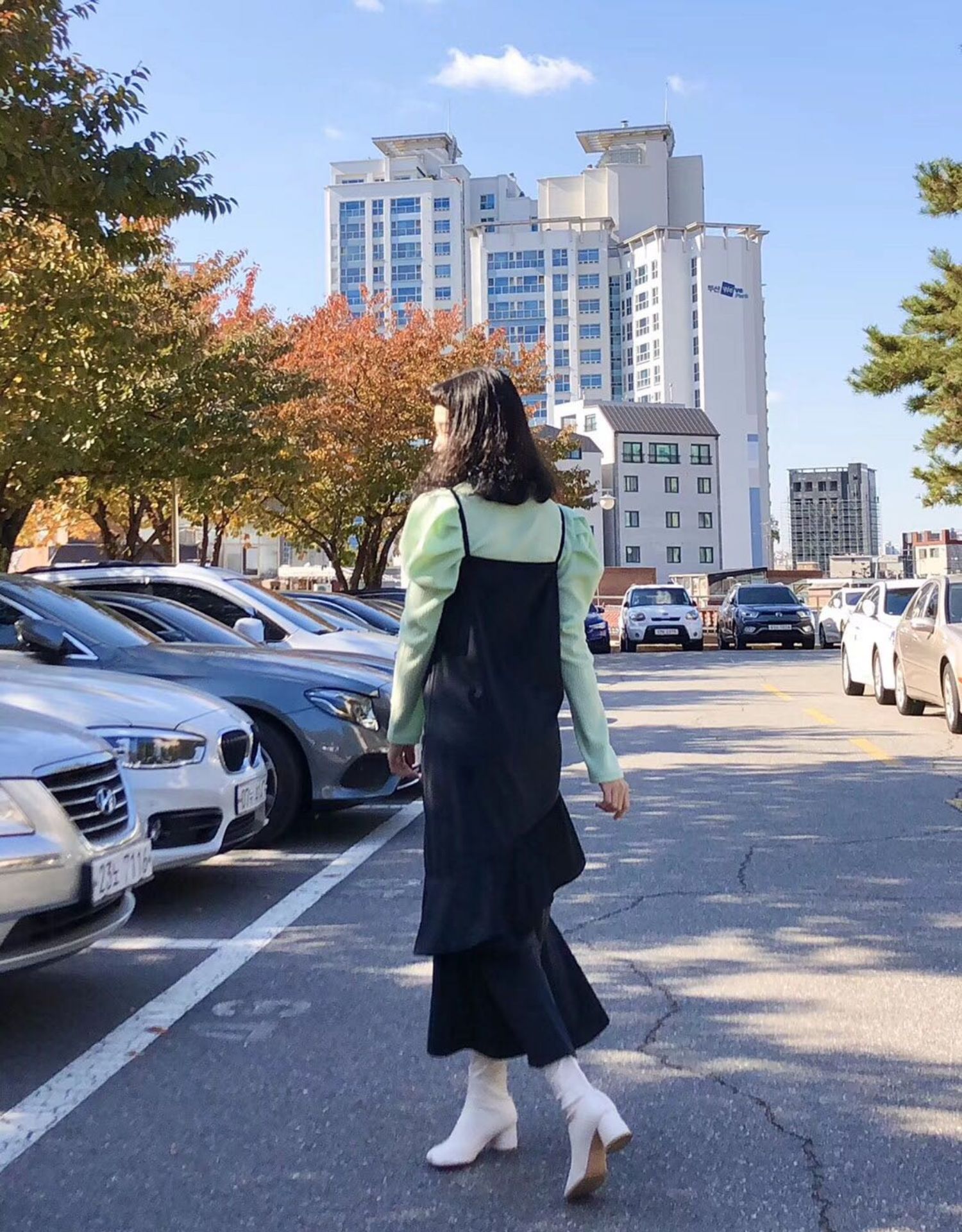 Seoulflash - Pull en tricot à col rond et épaules dénudées