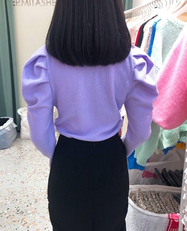 Seoulflash - Pull en tricot à col rond et épaules dénudées