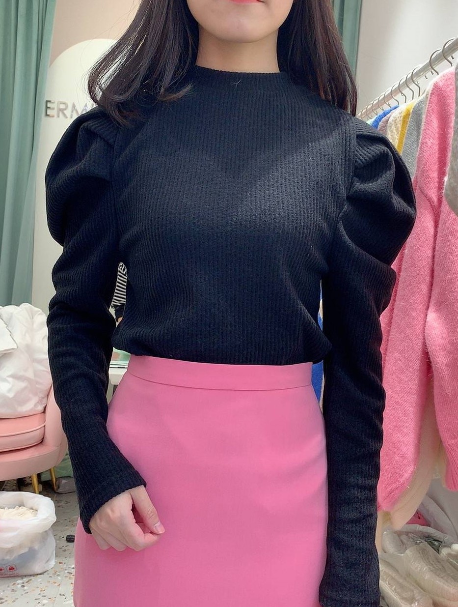 Seoulflash - Pull en tricot à col rond et épaules dénudées
