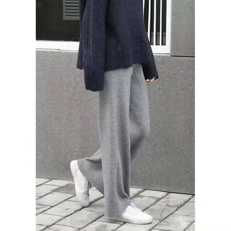 Bbuckkooki - Drawstring-Waist Straight-Cut Pants
