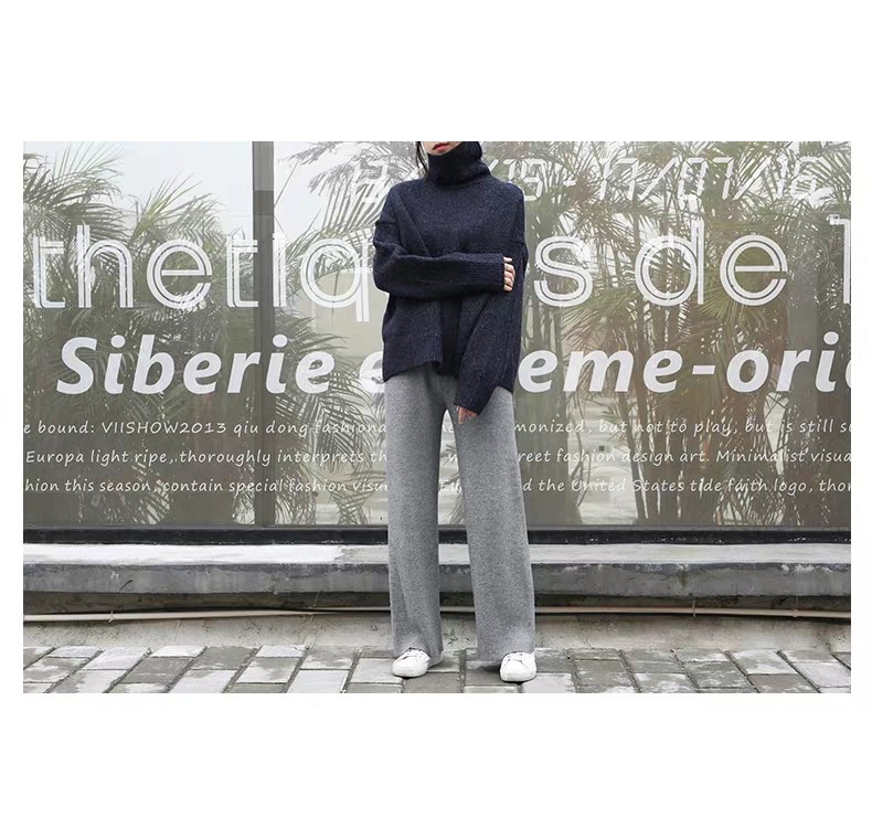 Bbuckkooki - Drawstring-Waist Straight-Cut Pants