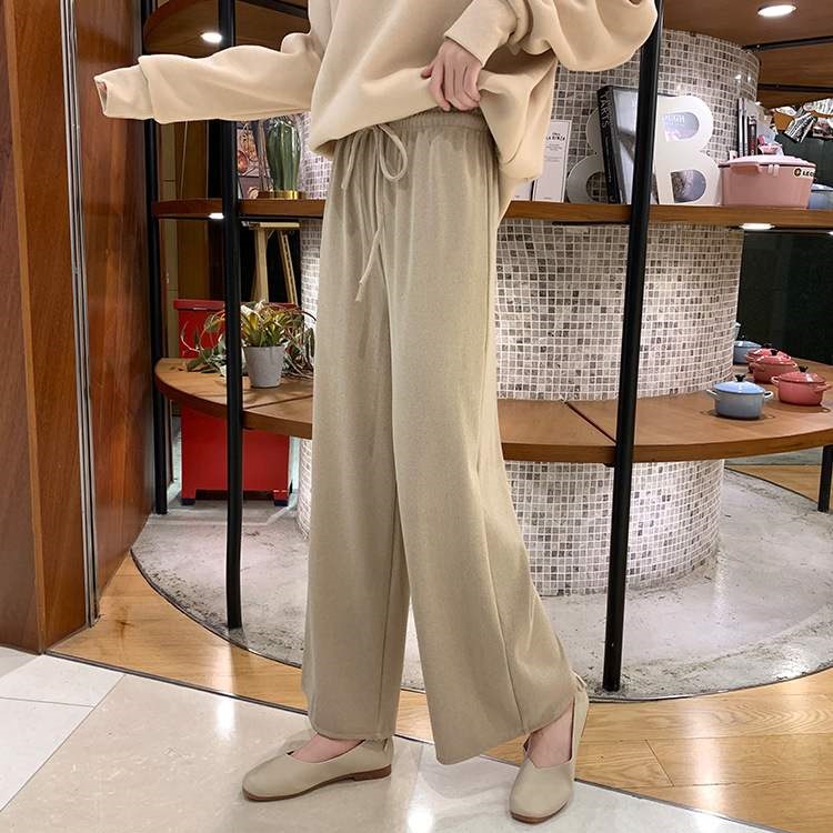 Bbuckkooki - Pantalon large à taille coulissée