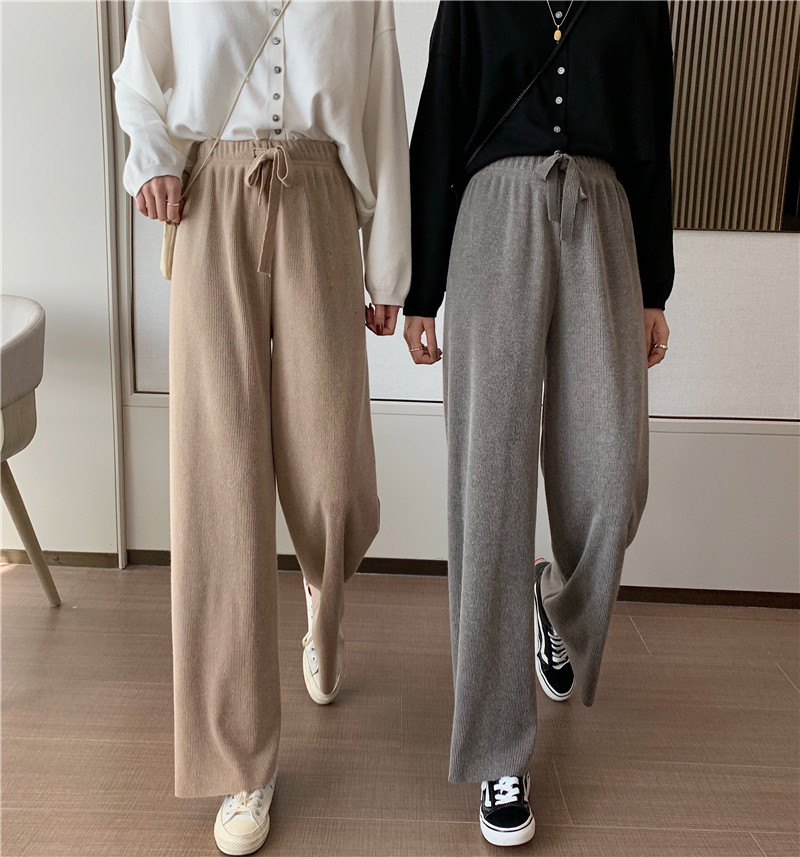 Bbuckkooki - Pantalon large à taille coulissée