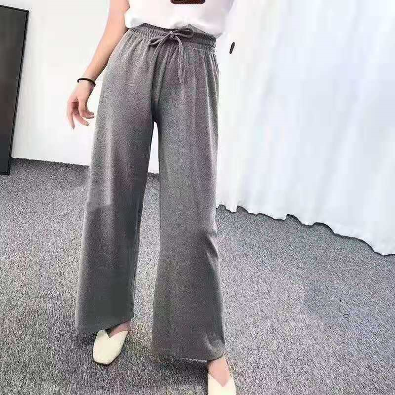 Bbuckkooki - Pantalon large à taille coulissée