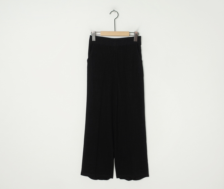 Cherryville - Band-Waist Cropped Straight-Cut Pants