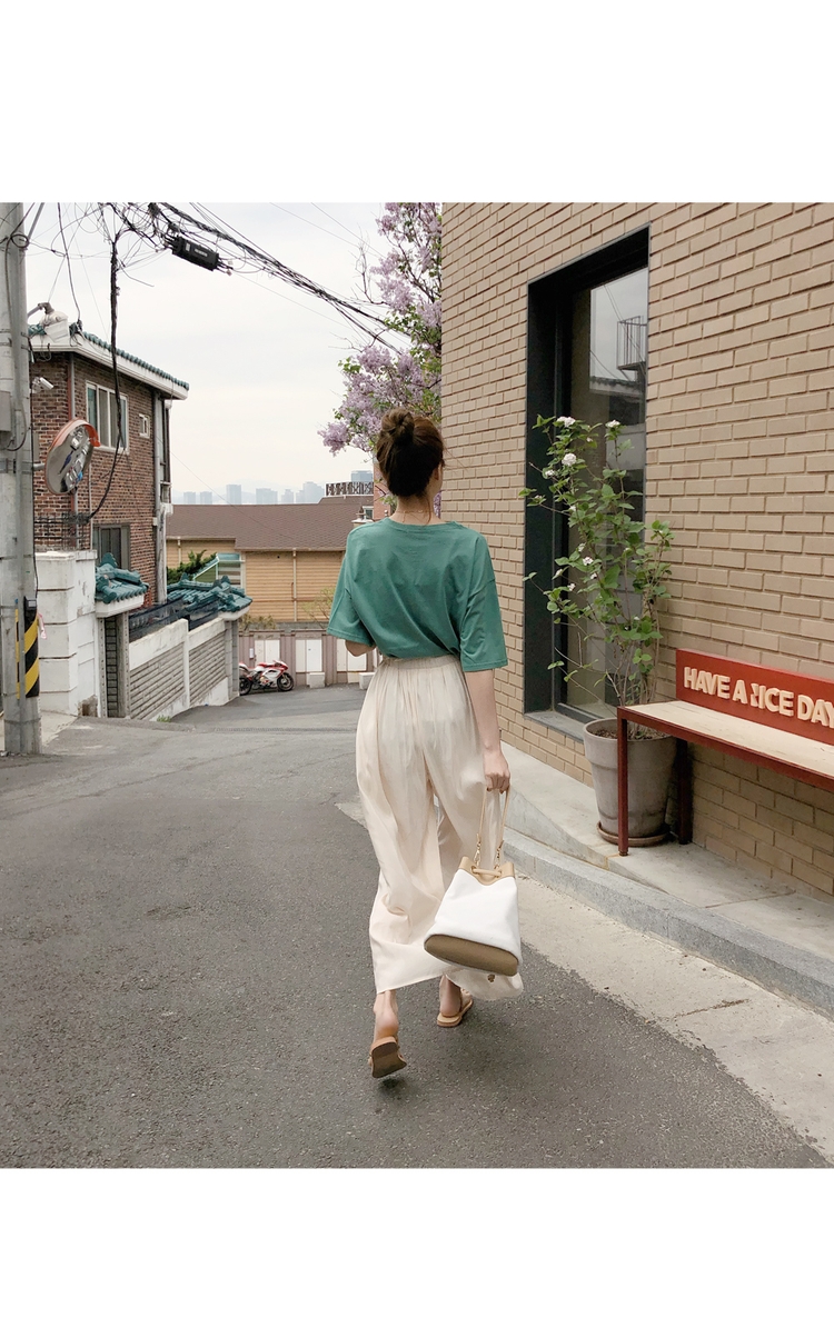 Cherryville - Drawstring-Waist Wide-Leg Pants