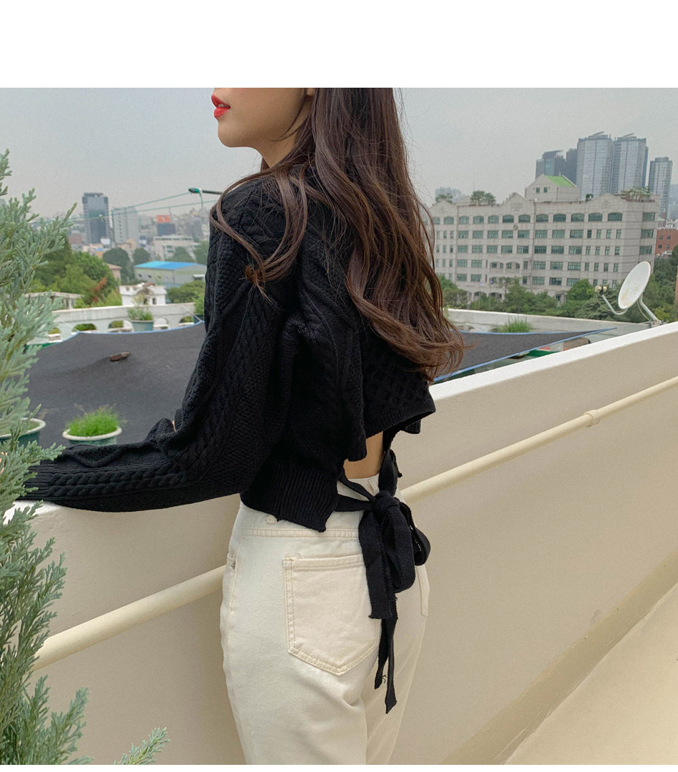 MERONGSHOP - Pantalon coupe droite taille haute raccourci