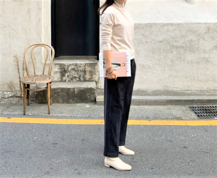 Souland - Pantalon ample en velours côtelé à taille bande