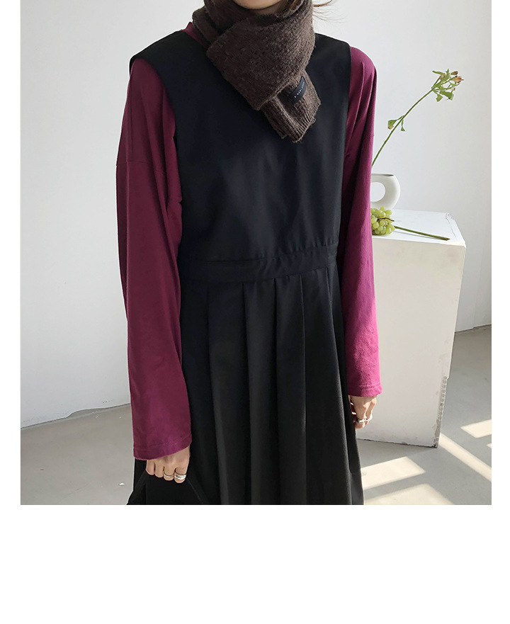 Rosy.B - Écharpe en maille unie
