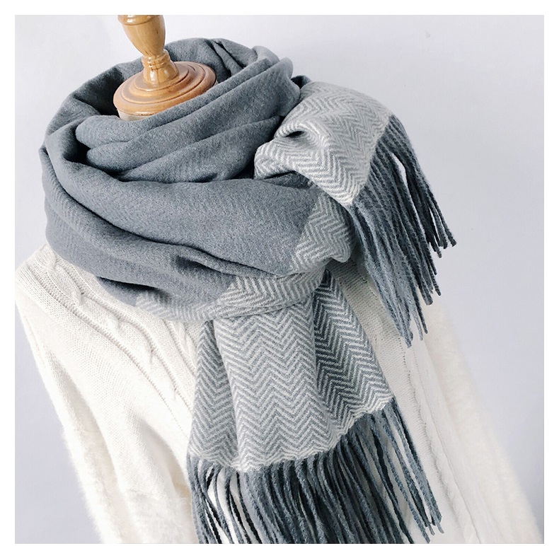 Souland - Écharpe en tricot à motifs