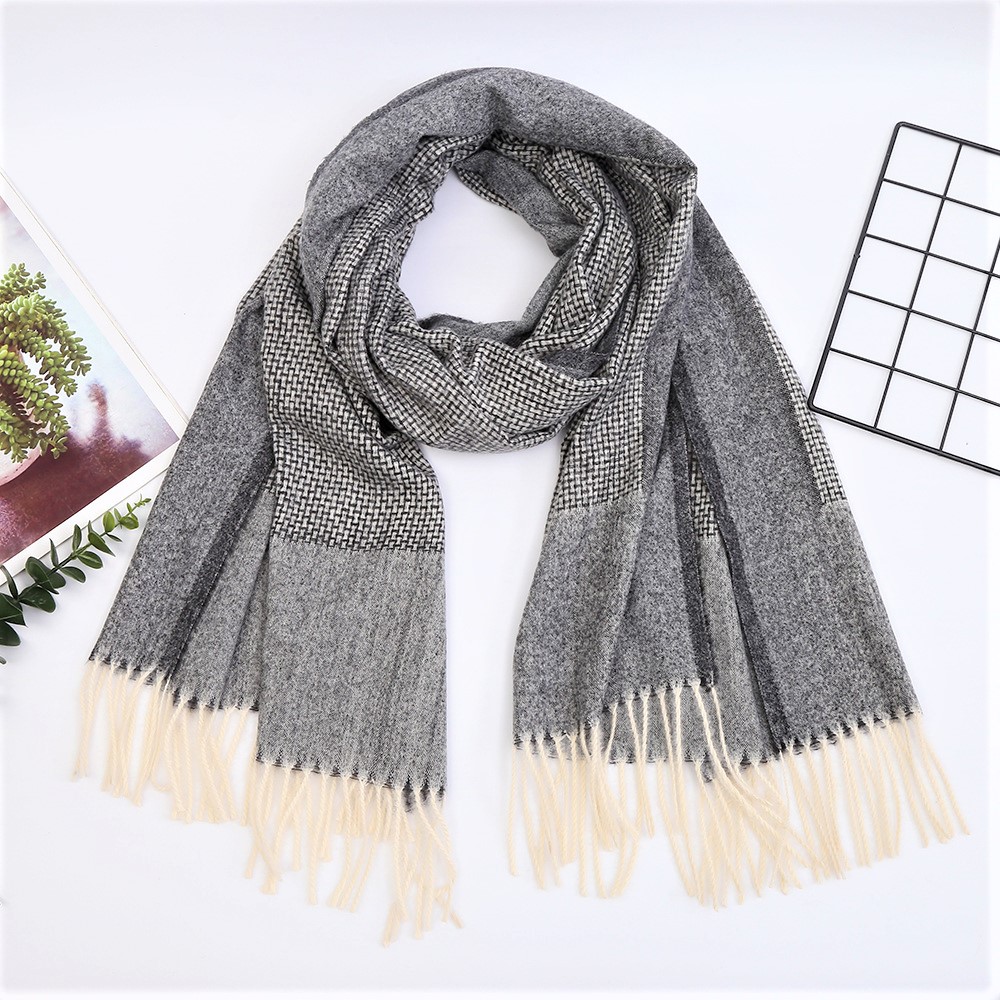 Souland - Écharpe en tricot à motifs