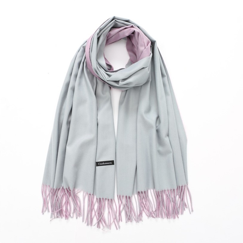 Stylevana - Écharpe unie bicolore