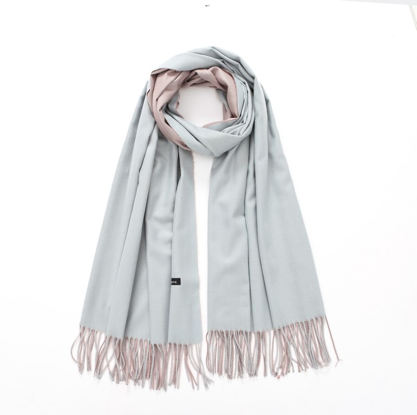 Stylevana - Écharpe unie bicolore