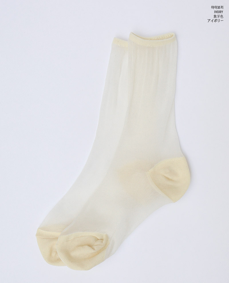 chuu - Plain Sheer Socks