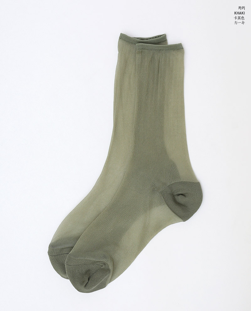 chuu - Plain Sheer Socks