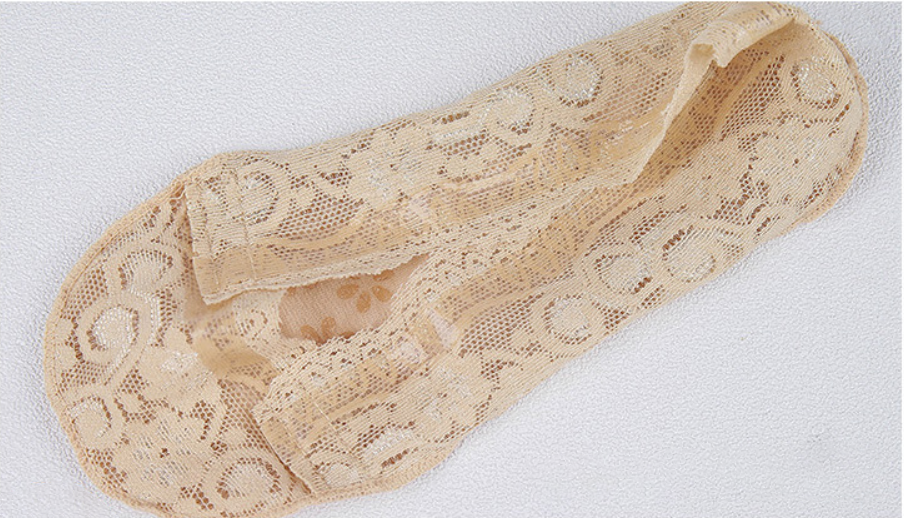 Stylevana - Set of 3: Lace Invisible Socks