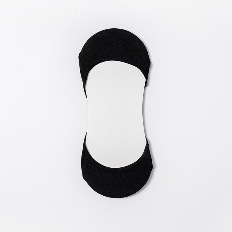 Stylevana - Set of 3: chaussettes invisibles antidérapantes (Black,White,Nude)