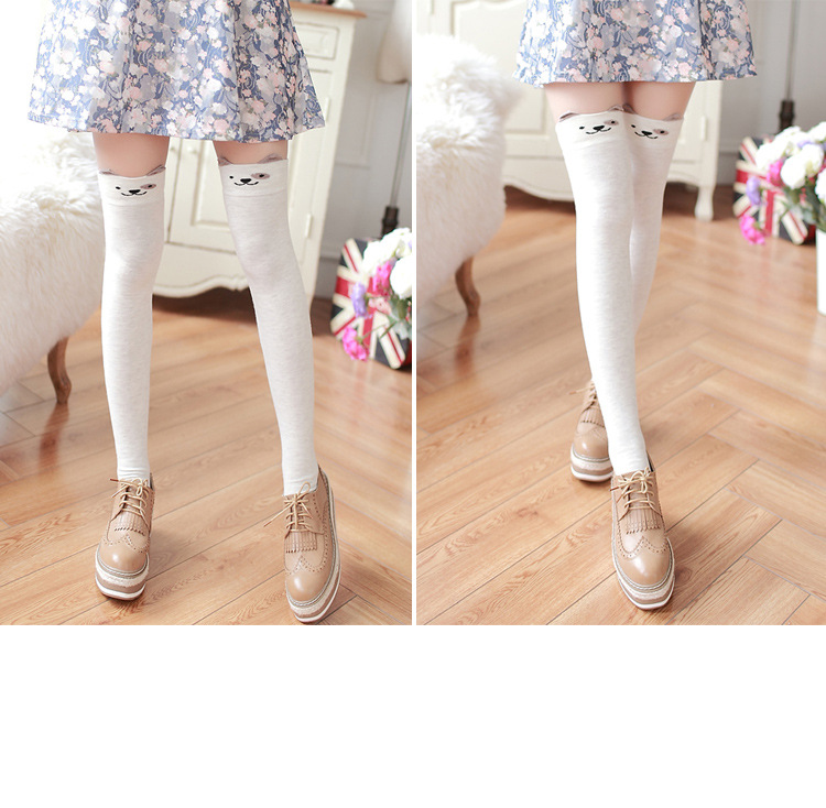 Stylevana - Animal Printed Overknee Socks