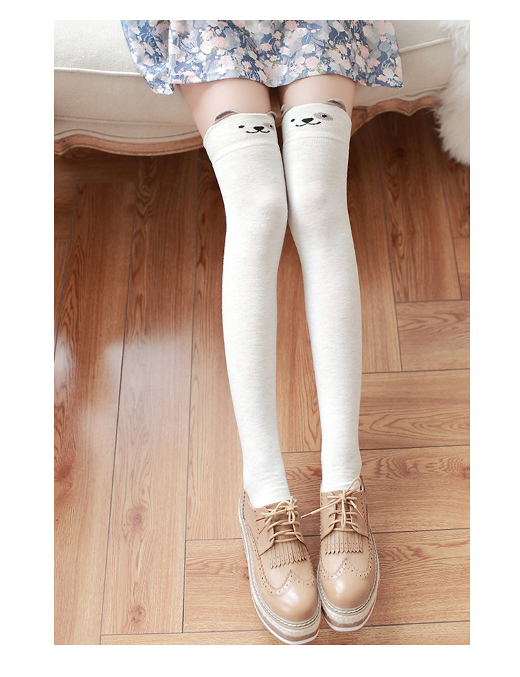 Stylevana - Animal Printed Overknee Socks