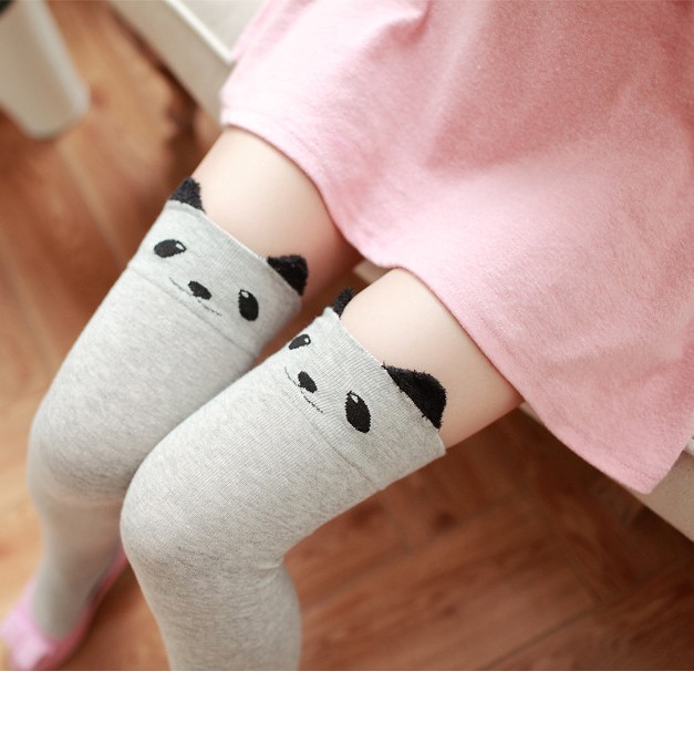 Stylevana - Animal Printed Overknee Socks