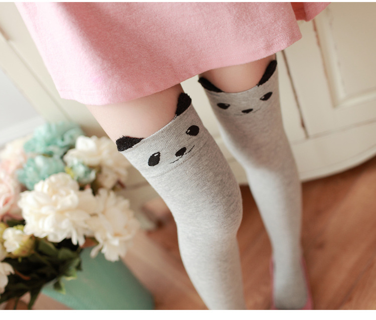 Stylevana - Animal Printed Overknee Socks