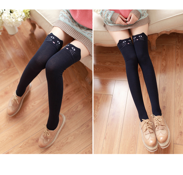 Stylevana - Animal Printed Overknee Socks