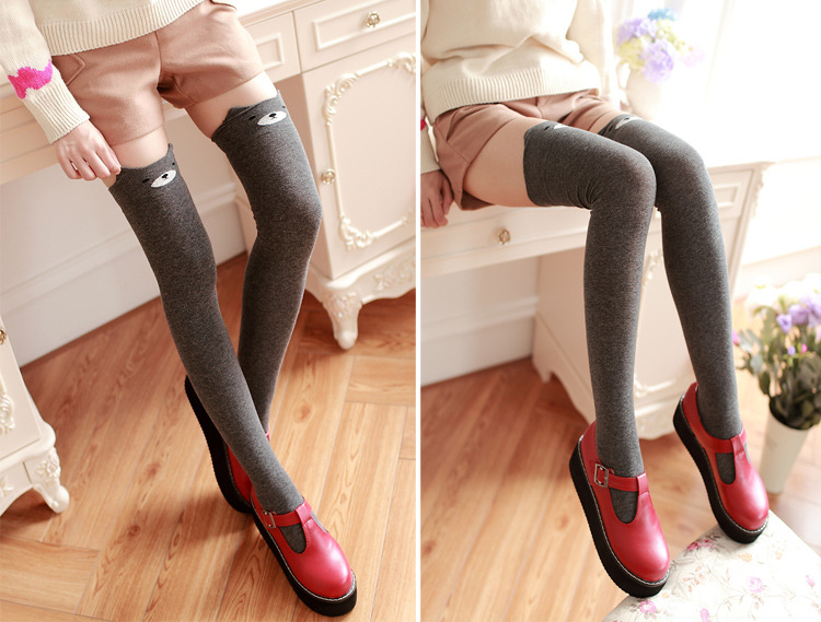 Stylevana - Animal Printed Overknee Socks