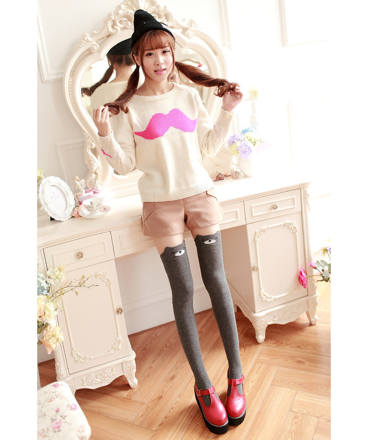 Stylevana - Animal Printed Overknee Socks