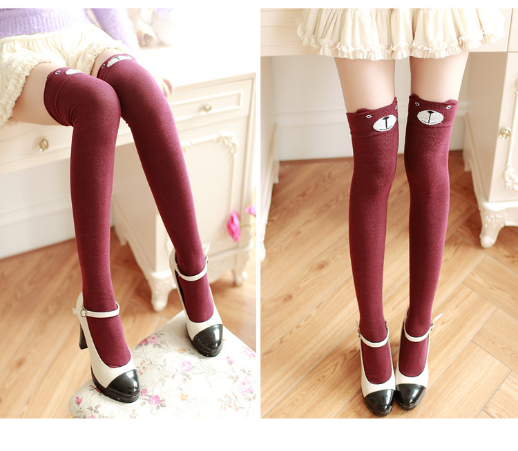 Stylevana - Animal Printed Overknee Socks