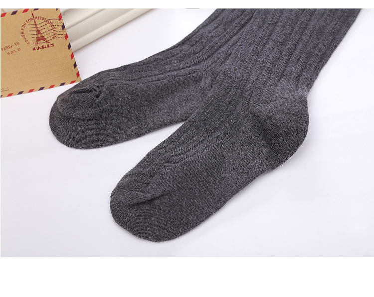Stylevana - Crochet Lace Trim Patterned Overknee Socks
