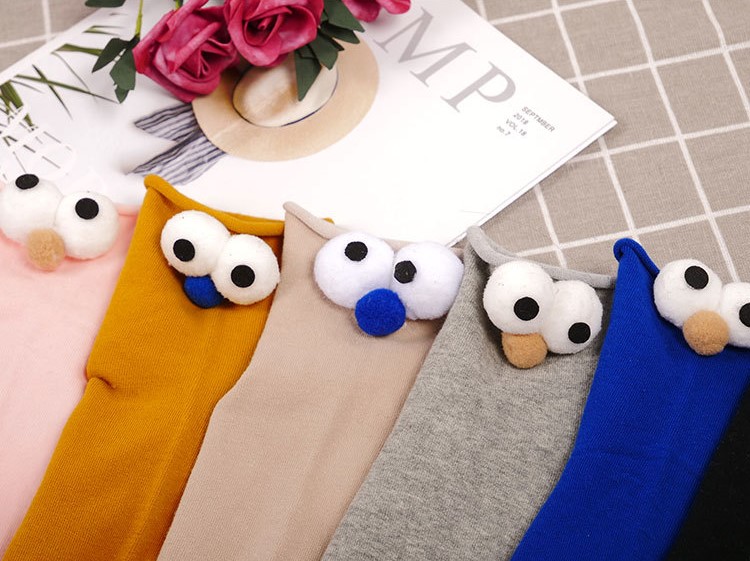 Stylevana - Lot de 5: Chaussettes Pom Pom Animaux