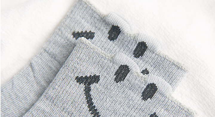 Stylevana - Set of 5: Smile Face Socks