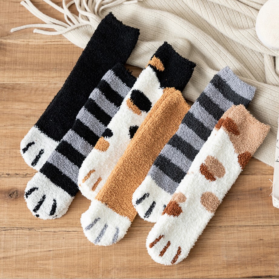 Stylevana - Cat Pattern Fleece Socks