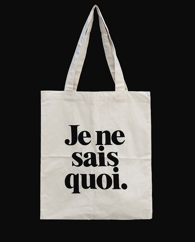 Icecream12 - Sac à bandoulière en toile avec lettrage