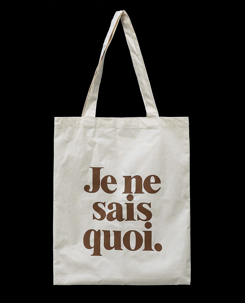 Icecream12 - Sac à bandoulière en toile avec lettrage