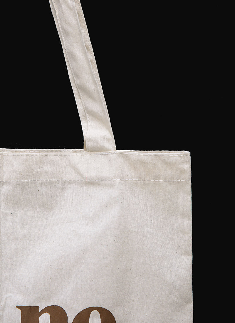 Icecream12 - Sac à bandoulière en toile avec lettrage