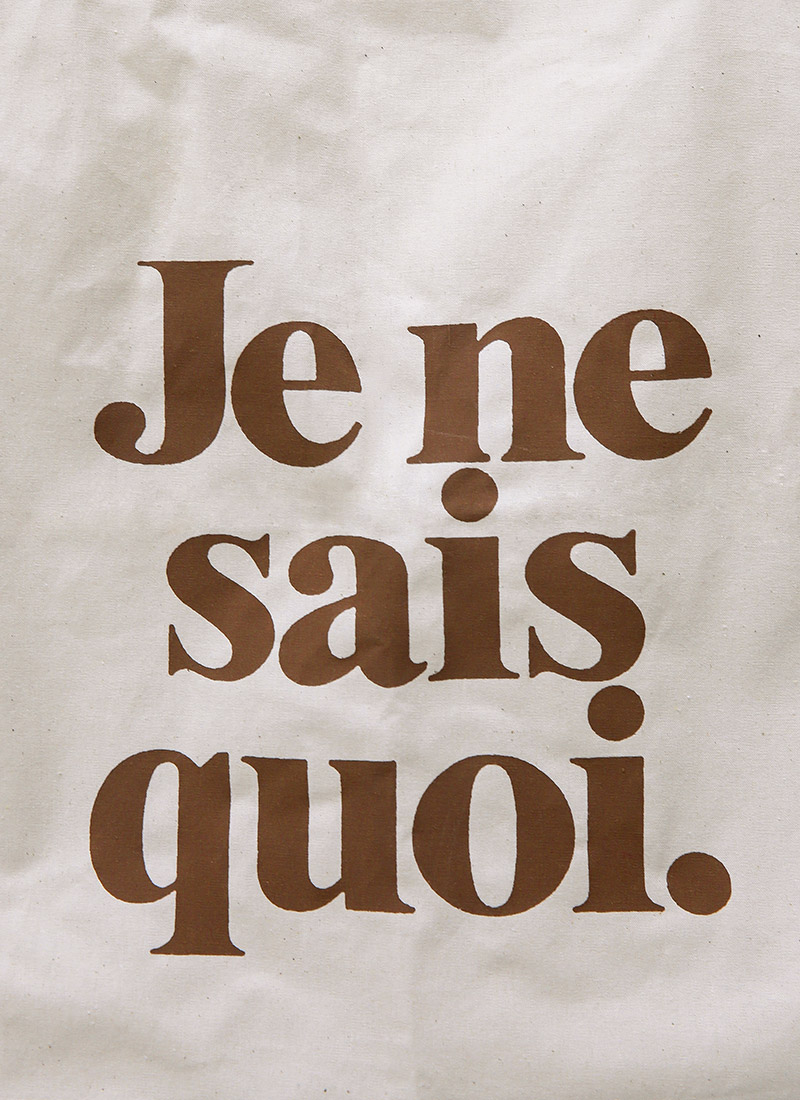 Icecream12 - Sac à bandoulière en toile avec lettrage