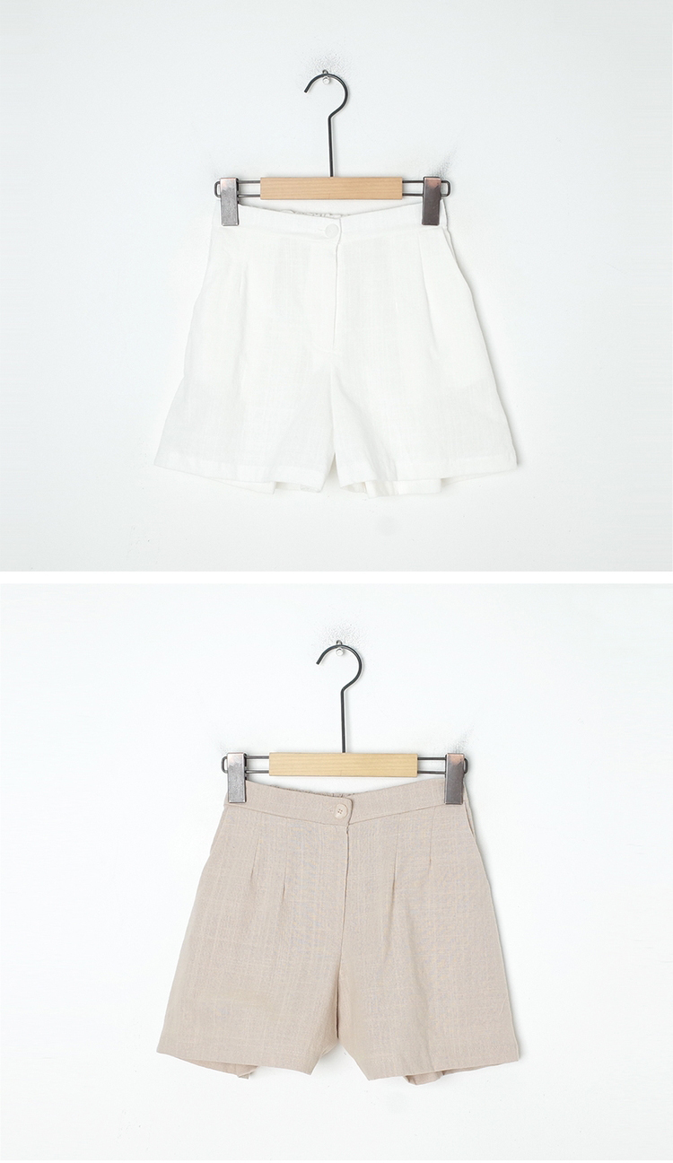 Cherryville - Band-Waist Plain Shorts