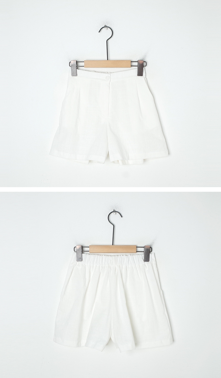 Cherryville - Band-Waist Plain Shorts