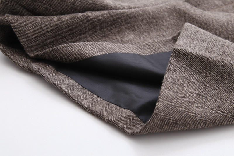 Dearest - Woolen Plain Shorts with Belt
