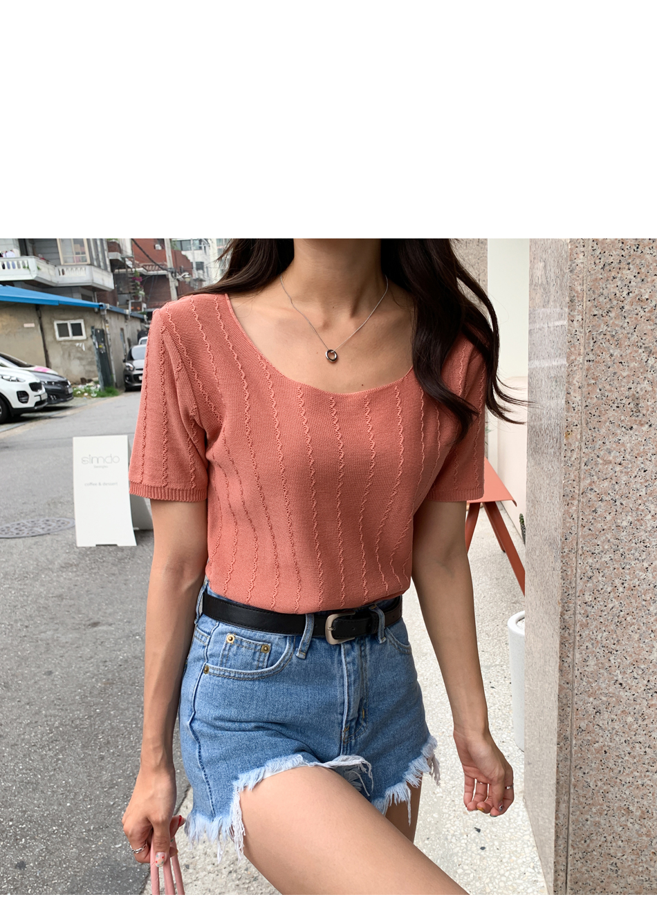 MERONGSHOP - Distressed Fringed-Hem Denim Shorts