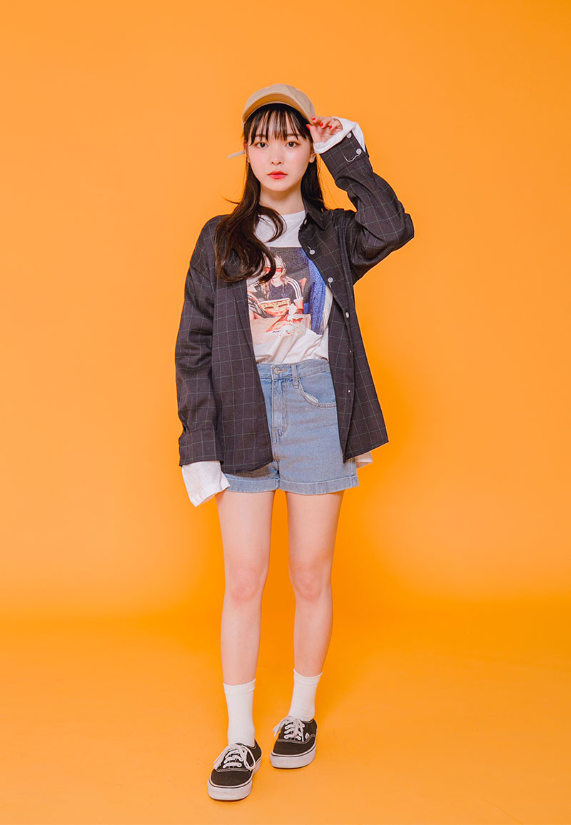 Icecream12 - Checked Shirt