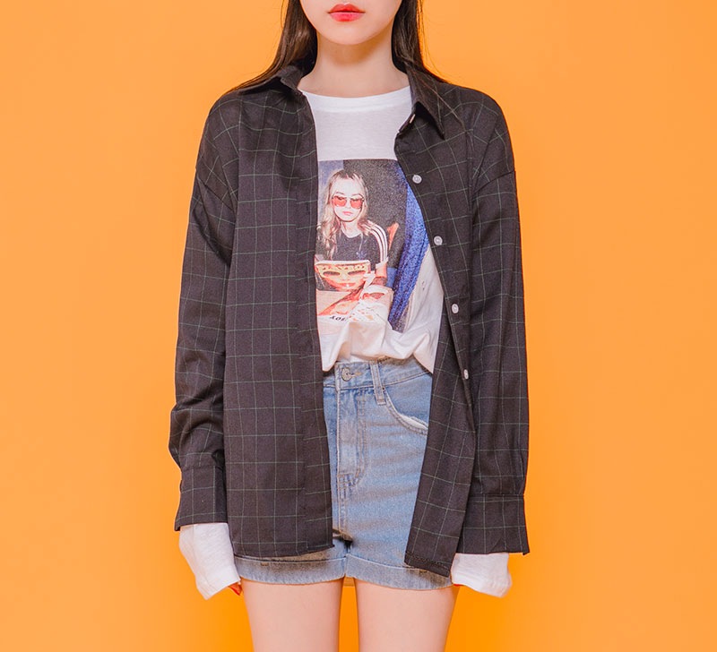 Icecream12 - Checked Shirt
