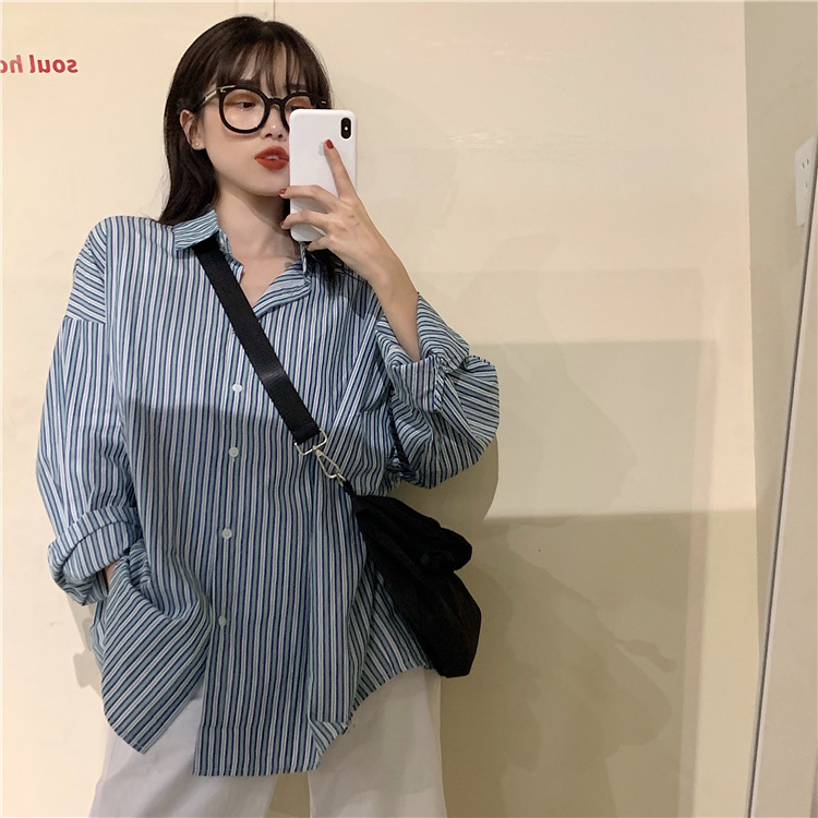 MissLady - Striped Oversized Shirt