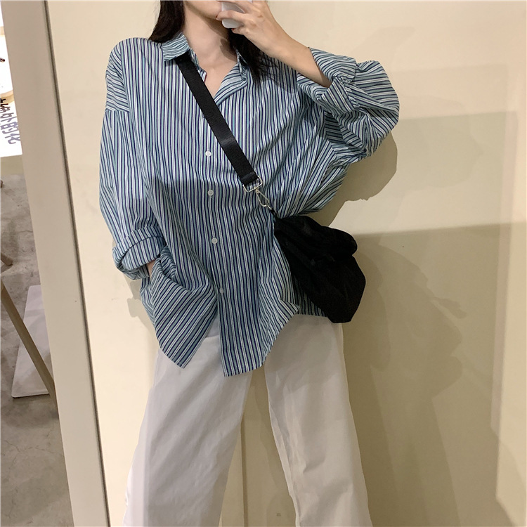 MissLady - Striped Oversized Shirt