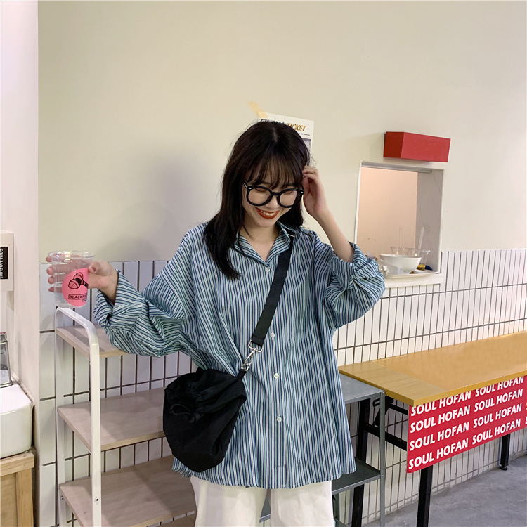 MissLady - Striped Oversized Shirt