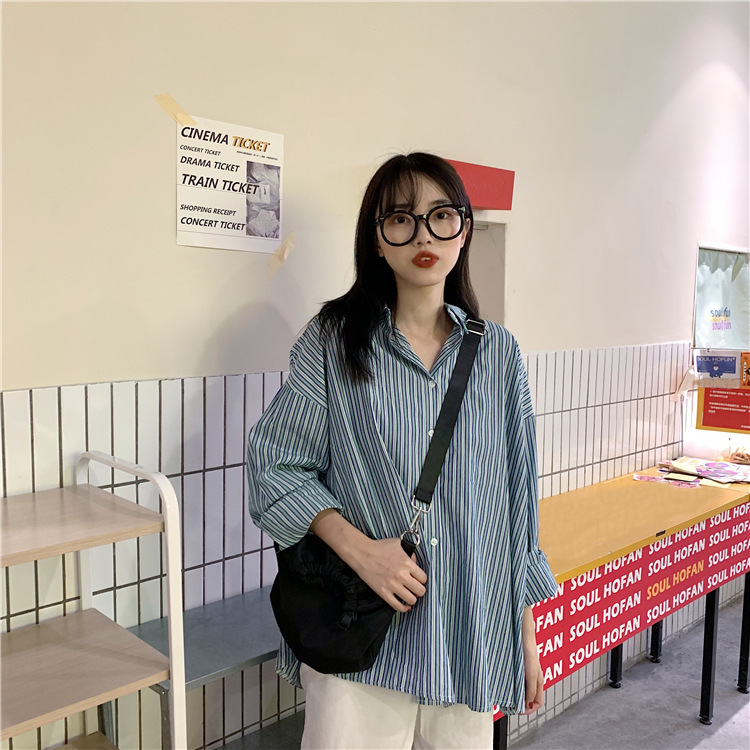 MissLady - Striped Oversized Shirt