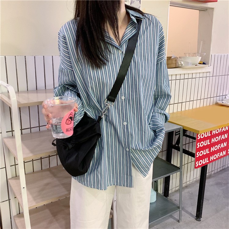 MissLady - Striped Oversized Shirt