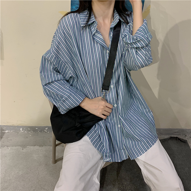 MissLady - Striped Oversized Shirt