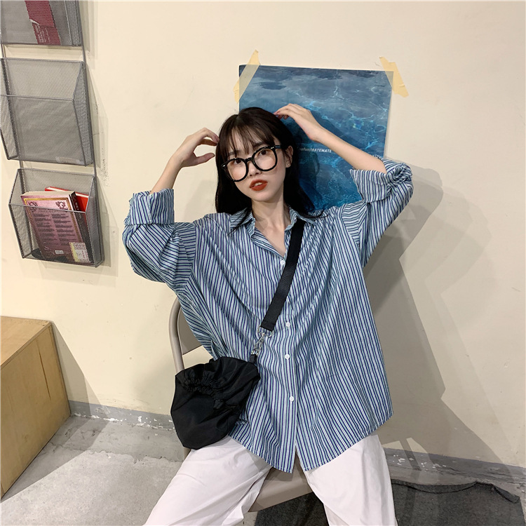 MissLady - Striped Oversized Shirt